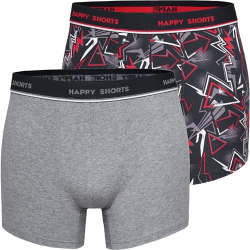 Happy Shorts 2er oder 3er Pack Herren Boxershorts, Trunks, Jerseys Farbwahl, Grösse:XXL, Farbe:2er Pack D01 Happy Shorts 2er oder 3er Pack Herren Boxershorts, Trunks, Jerseys Farbwahl, Grösse:XXL, Farbe:2er Pack D01 von Happy Shorts