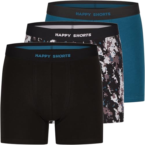 Happy Shorts 2er oder 3er Pack Herren Boxershorts, Trunks, Jerseys Farbwahl, Grösse:XXL, Farbe:3er Pack D05 Happy Shorts 2er oder 3er Pack Herren Boxershorts, Trunks, Jerseys Farbwahl, Grösse:XXL, Farbe:3er Pack D05 von Happy Shorts