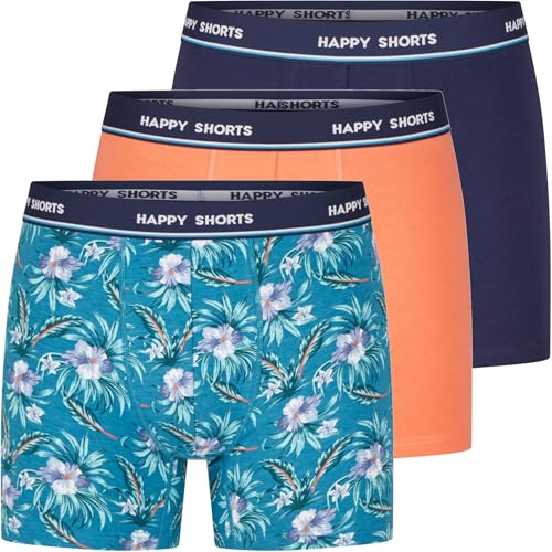 Happy Shorts 2er oder 3er Pack Herren Boxershorts, Trunks, Jerseys Farbwahl, Grösse:XXL, Farbe:3er Pack D07 Happy Shorts 2er oder 3er Pack Herren Boxershorts, Trunks, Jerseys Farbwahl, Grösse:XXL, Farbe:3er Pack D07 von Happy Shorts
