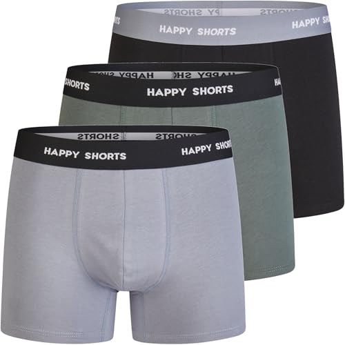 Happy Shorts 2er oder 3er Pack Herren Boxershorts, Trunks, Jerseys Farbwahl, Grösse:XXL, Farbe:3er Pack D08 Happy Shorts 2er oder 3er Pack Herren Boxershorts, Trunks, Jerseys Farbwahl, Grösse:XXL, Farbe:3er Pack D08 von Happy Shorts