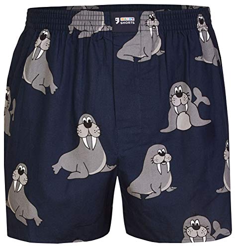 Happy Shorts American Boxer Boxershorts Shorts Webboxer D47 witzige Designs NEU, Grösse:L - 6-52, Farbe:Design 047 von Happy Shorts