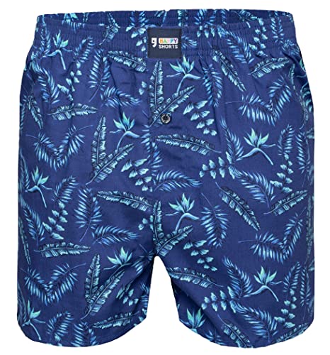 Happy Shorts Herren American Boxer Boxershorts Shorts Webboxer Hawaii, Farbe:Hawaii, Grösse:S von Happy Shorts