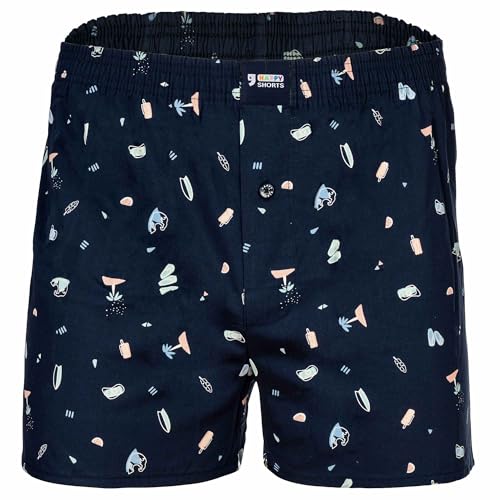 Happy Shorts Herren Web-Boxershorts - American Boxershorts Beach S von Happy Shorts