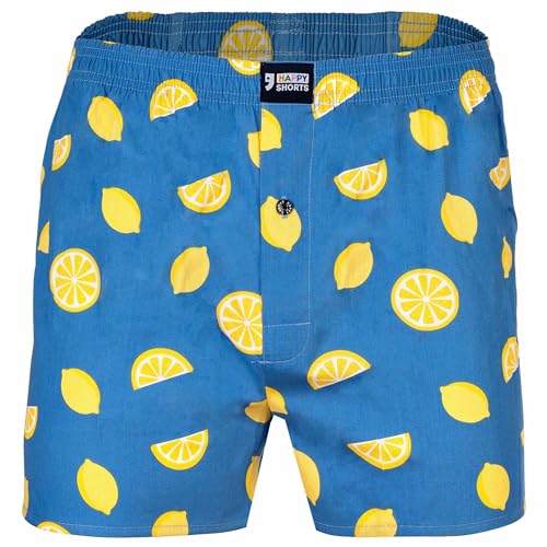 Happy Shorts Herren Web-Boxershorts - American Boxershorts Lemons L von Happy Shorts