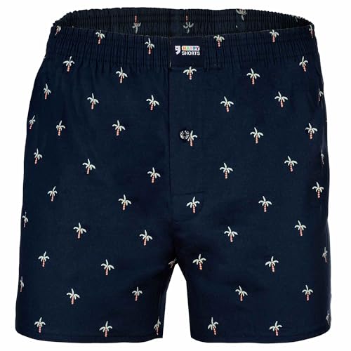 Happy Shorts Herren Web-Boxershorts - American Boxershorts Palms S von Happy Shorts