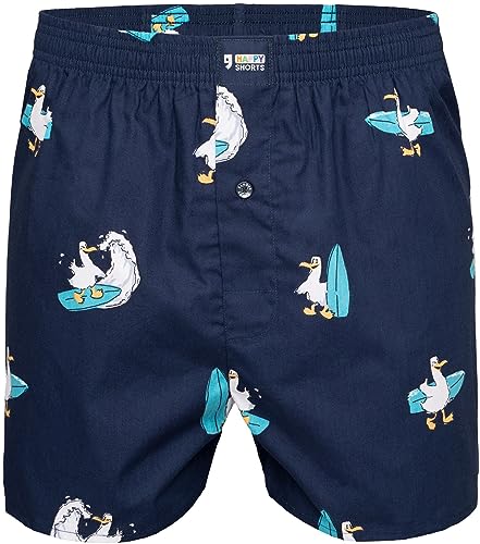 Happy Shorts Webboxer Herren Boxer Motiv Boxershorts lustig Farbwahl, Farbe:Design 15, Grösse:M von Happy Shorts