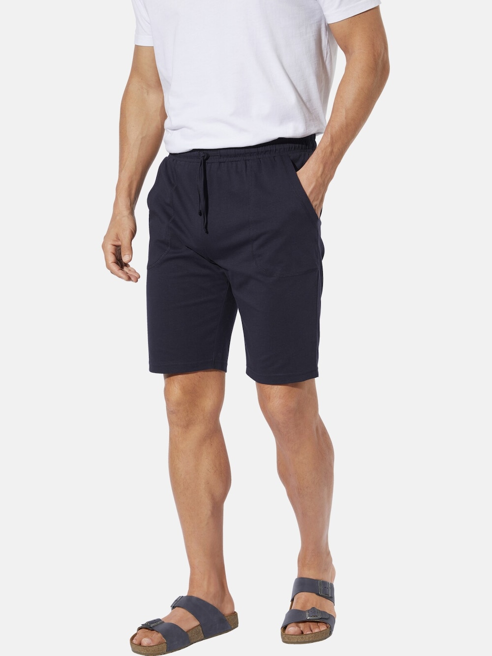 Große Größen 2Er Pack Kurze Schlafhose RODERIC, Herren, grau, Größe: XL, Baumwolle, Happy Size DE Men von Happy Size DE Men