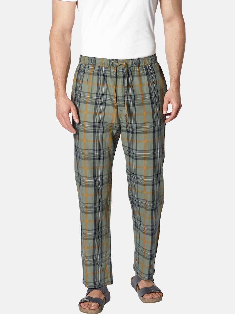 Große Größen 2Er Pack Schlafhose FULBIRERO, Herren, blau, Größe: XXL, Baumwolle, Happy Size DE Men von Happy Size DE Men