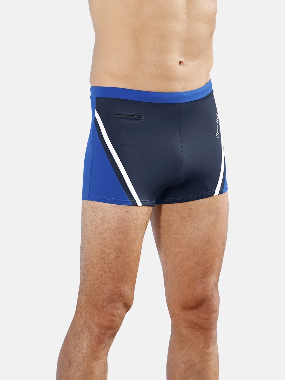 Große Größen Badehose JADRIO, Herren, grau, Größe: XXL, Synthetische Fasern/Elasthan, Happy Size DE Men von Happy Size DE Men