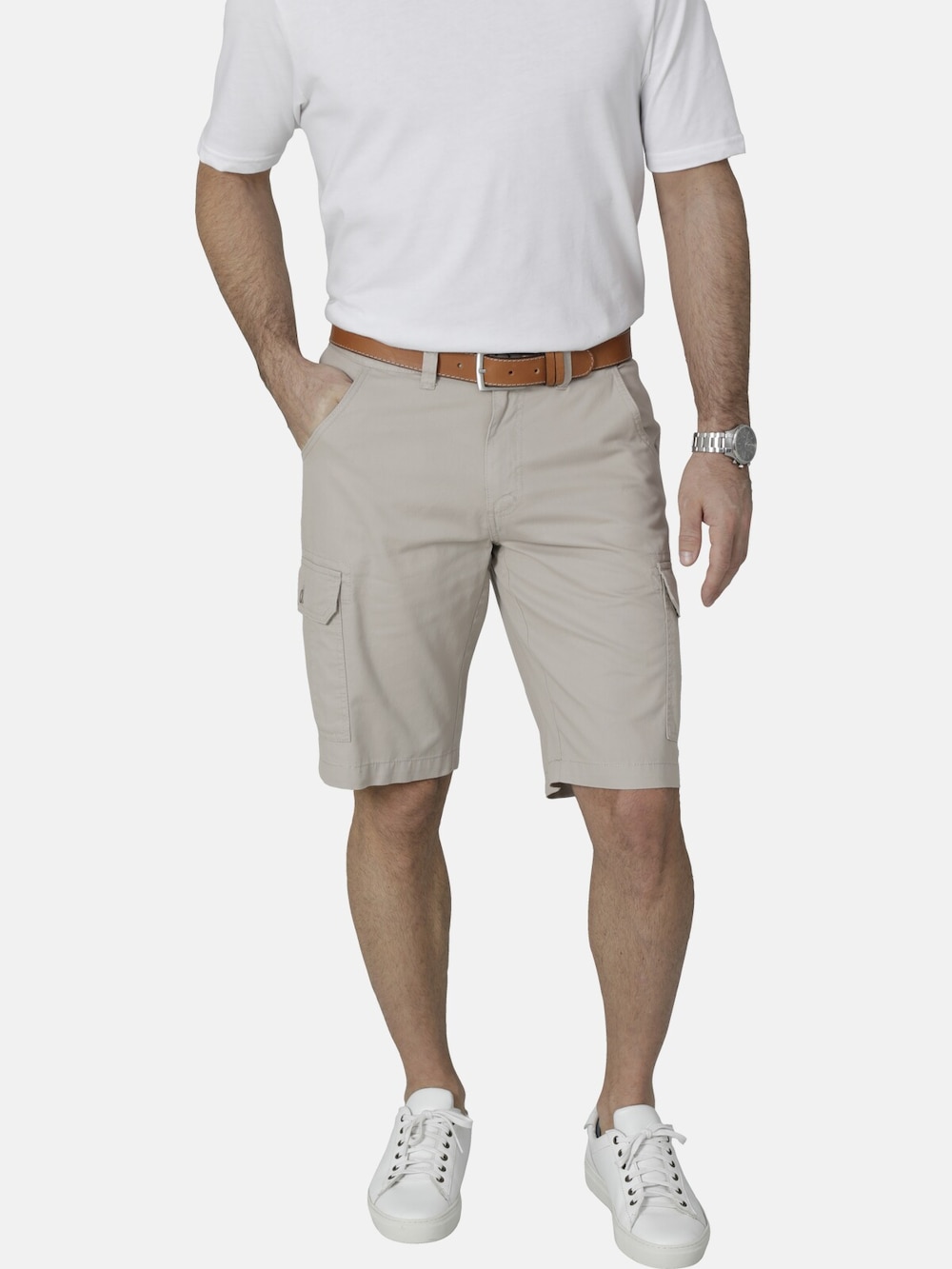 Große Größen Bermuda ZANMO, Herren, braun, Größe: 52, Baumwolle, Happy Size DE Men von Happy Size DE Men