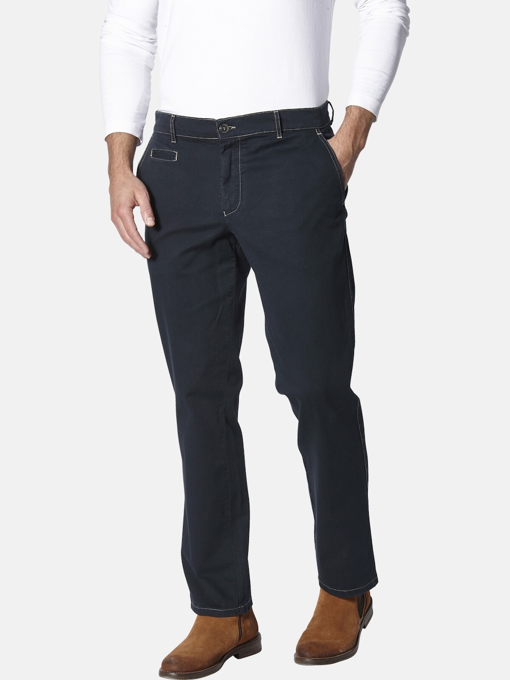 Große Größen Chino CELIGIO, Herren, blau, Größe: 60, Baumwolle, Happy Size DE Men von Happy Size DE Men