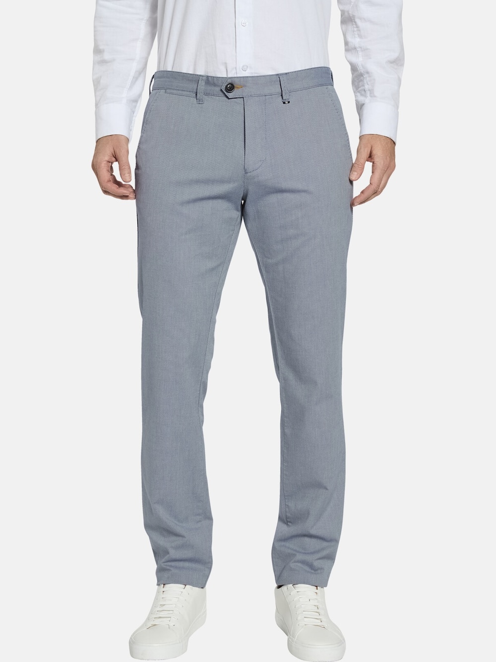Große Größen Chino DARIETTO, Herren, blau, Größe: 58, Baumwolle, Happy Size DE Men von Happy Size DE Men