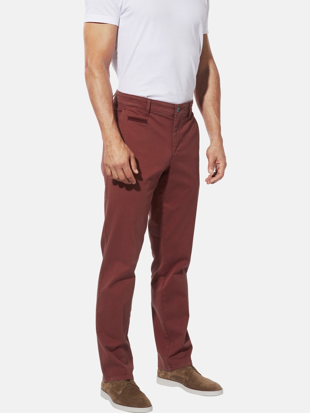 Große Größen Chino LEVANO, Herren, rot, Größe: 33, Baumwolle, Happy Size DE Men von Happy Size DE Men