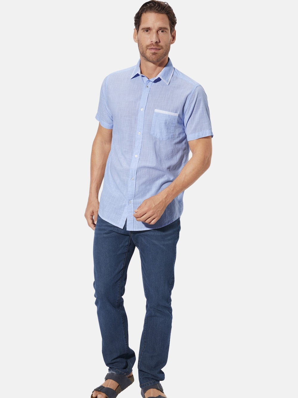 Große Größen Doppelpack Hemd THARIN, Herren, weiß, Größe: L, Baumwolle, Happy Size DE Men von Happy Size DE Men