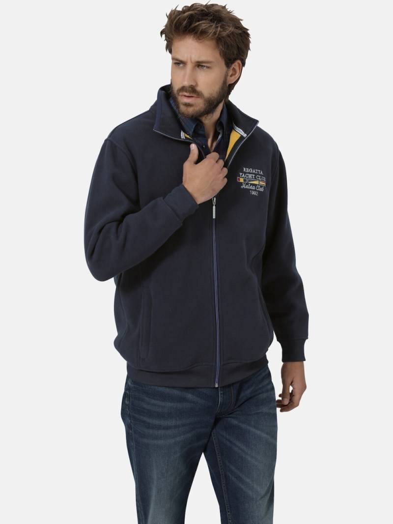 Große Größen Fleecejacke FIORILATO, Herren, grau, Größe: XXL, Polyester, Happy Size DE Men von Happy Size DE Men