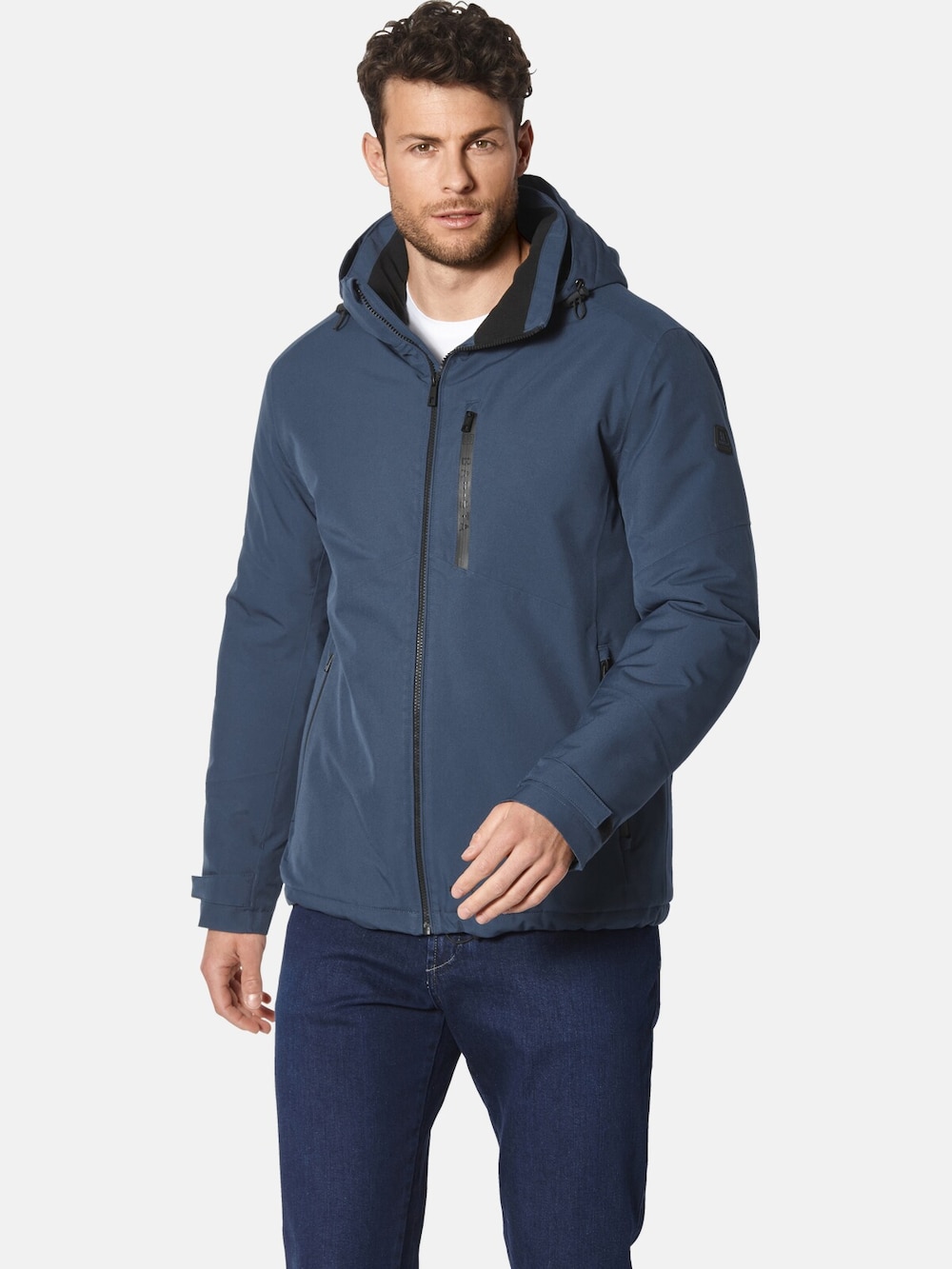 Große Größen Funktionsjacke VESTAGISSI, Herren, blau, Größe: 52, Polyester, Happy Size DE Men von Happy Size DE Men