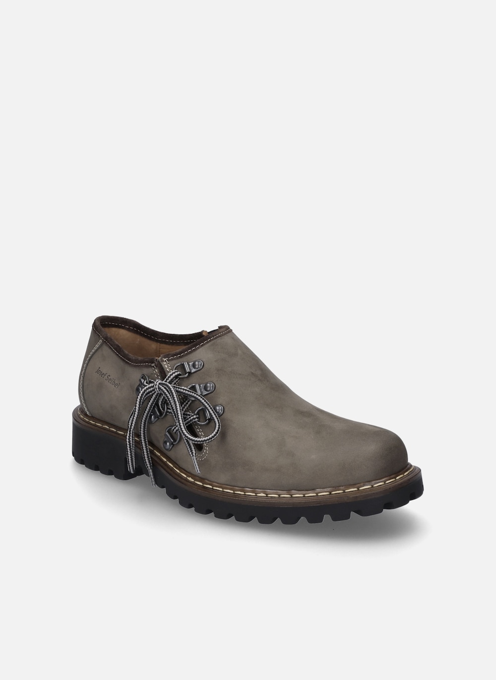 Große Größen Herren Halbschuh Chance 76, Herren, grau, Größe: 47, Leder, Happy Size DE Men von JOSEF SEIBEL