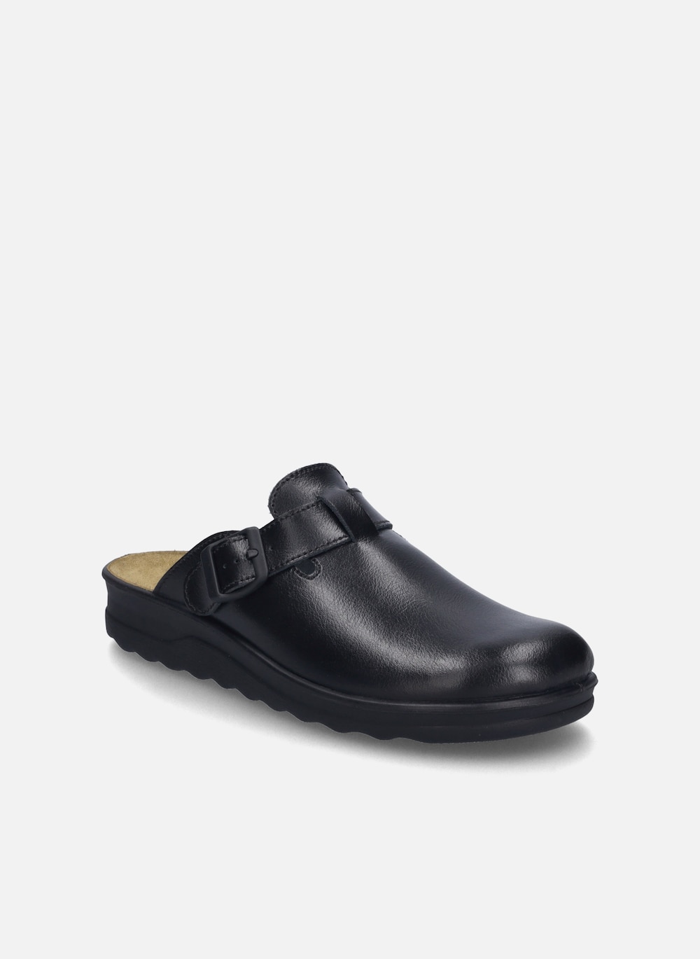 Große Größen Herren Hausschuh Metz 265, Herren, schwarz, Größe: 40, Leder, Happy Size DE Men von JOSEF SEIBEL