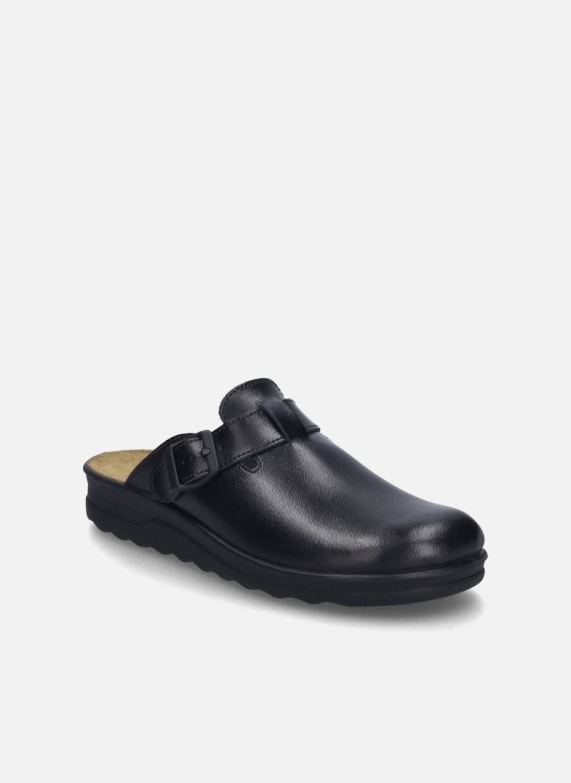 Große Größen Herren Hausschuh Metz 265, Herren, schwarz, Größe: 40, Leder, Happy Size DE Men von JOSEF SEIBEL