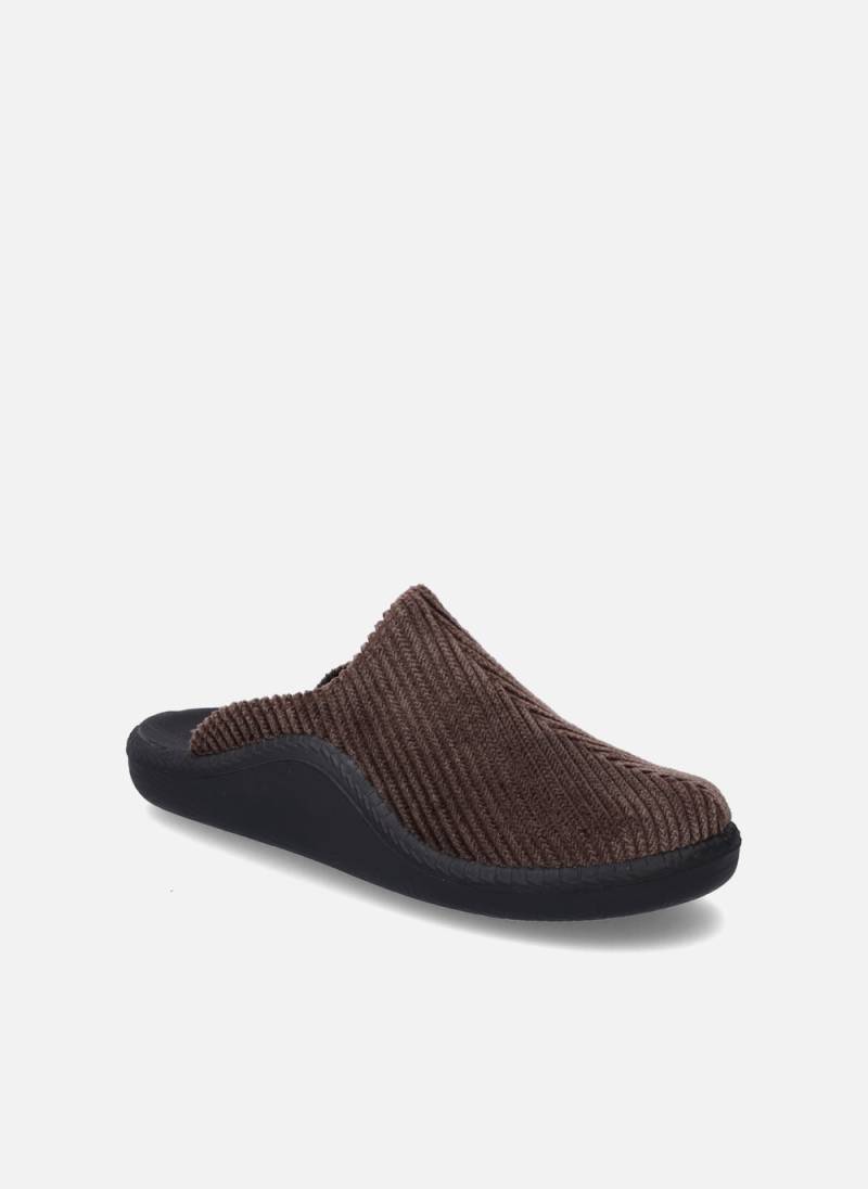 Große Größen Herren Hausschuh Monaco 220, Herren, braun, Größe: 39, Sonstige, Happy Size DE Men von WESTLAND