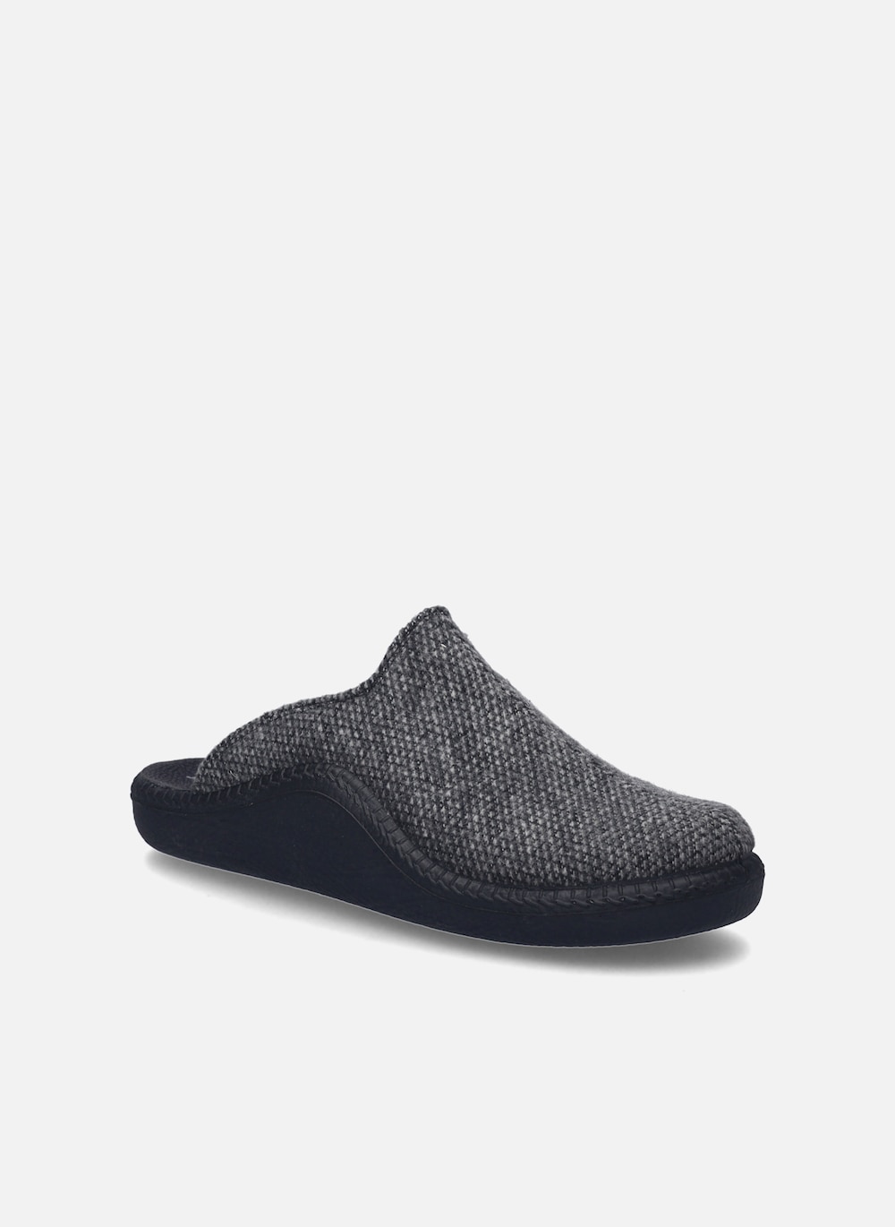 Große Größen Herren Hausschuh Monaco 220, Herren, grau, Größe: 41, Sonstige, Happy Size DE Men von JOSEF SEIBEL