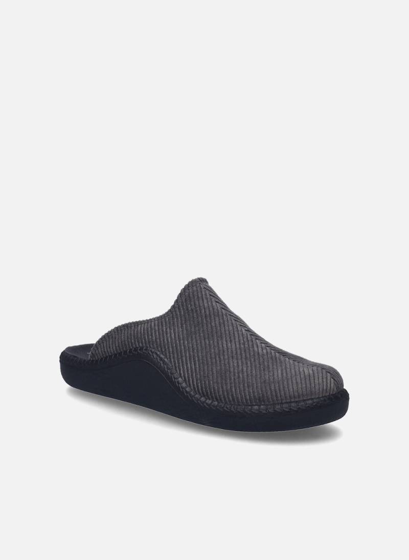 Große Größen Herren Hausschuh Monaco 220, Herren, grau, Größe: 45, Sonstige, Happy Size DE Men von JOSEF SEIBEL