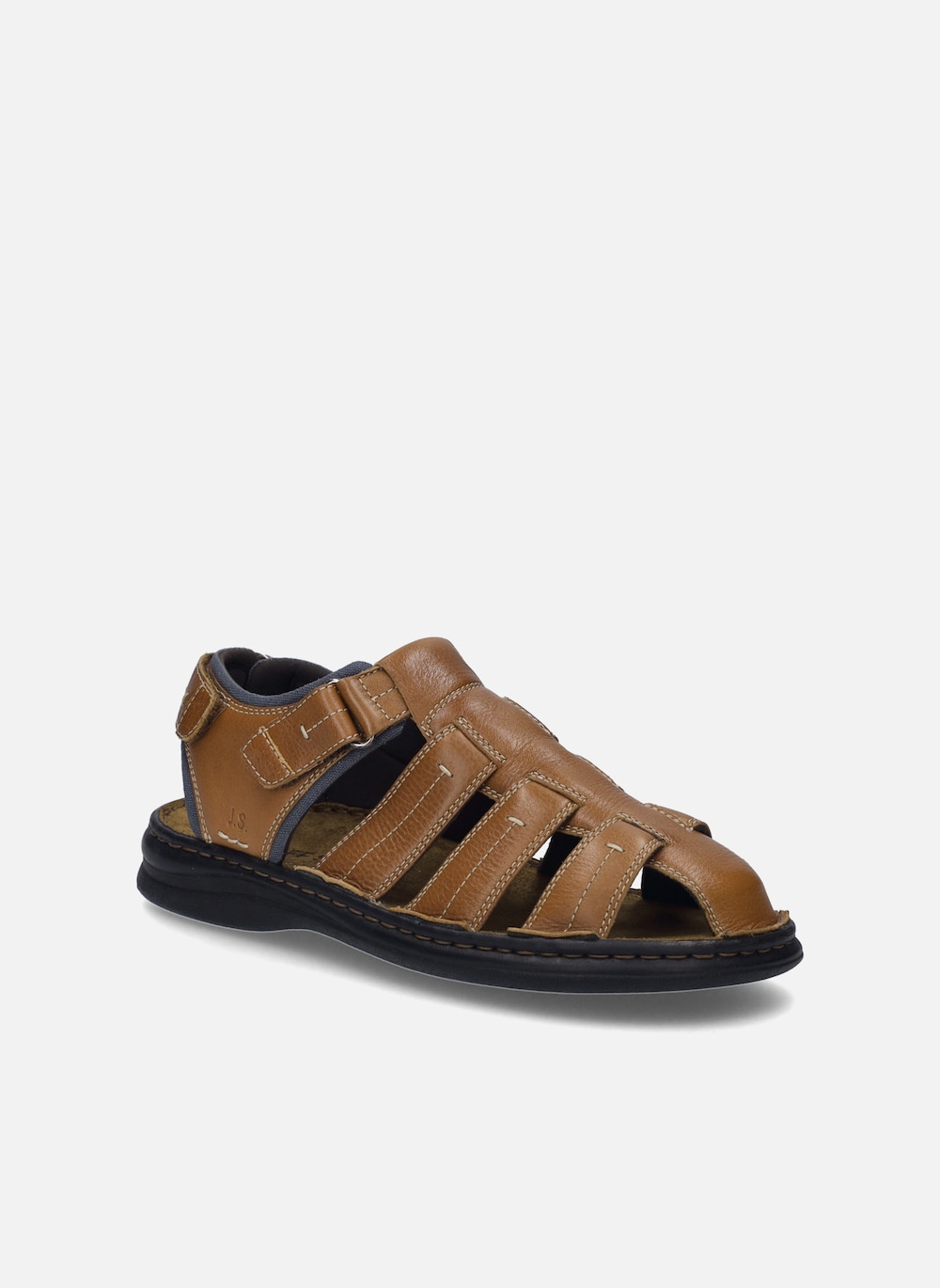 Große Größen Herren Sandale Max 92, Herren, braun, Größe: 40, Sonstige/Leder, Happy Size DE Men von JOSEF SEIBEL