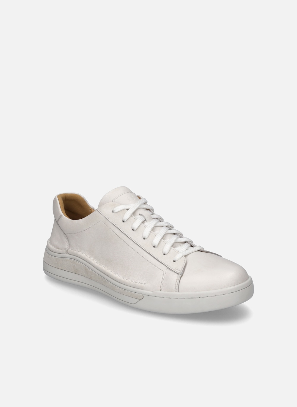 Große Größen Herren Sneaker Cleve 02, Herren, weiß, Größe: 40, Gummi/Leder, Happy Size DE Men von JOSEF SEIBEL