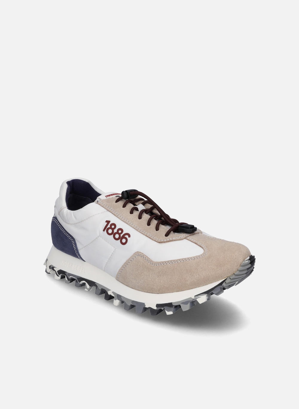 Große Größen Herren Sneaker Clyde 01, Herren, braun, Größe: 43, Happy Size DE Men von JOSEF SEIBEL