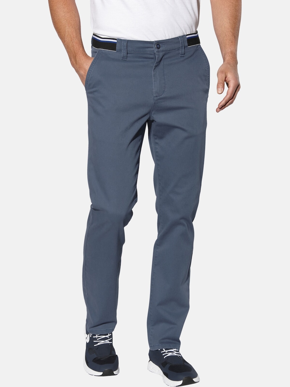 Große Größen Hose ELVIRO, Herren, blau, Größe: 28, Baumwolle, Happy Size DE Men von Happy Size DE Men