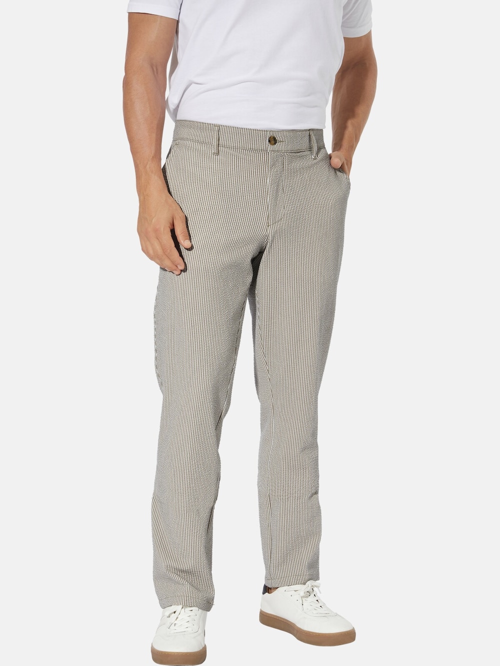 Große Größen Hose HERIN, Herren, braun, Größe: 32, Baumwolle/Synthetische Fasern, Happy Size DE Men von Happy Size DE Men