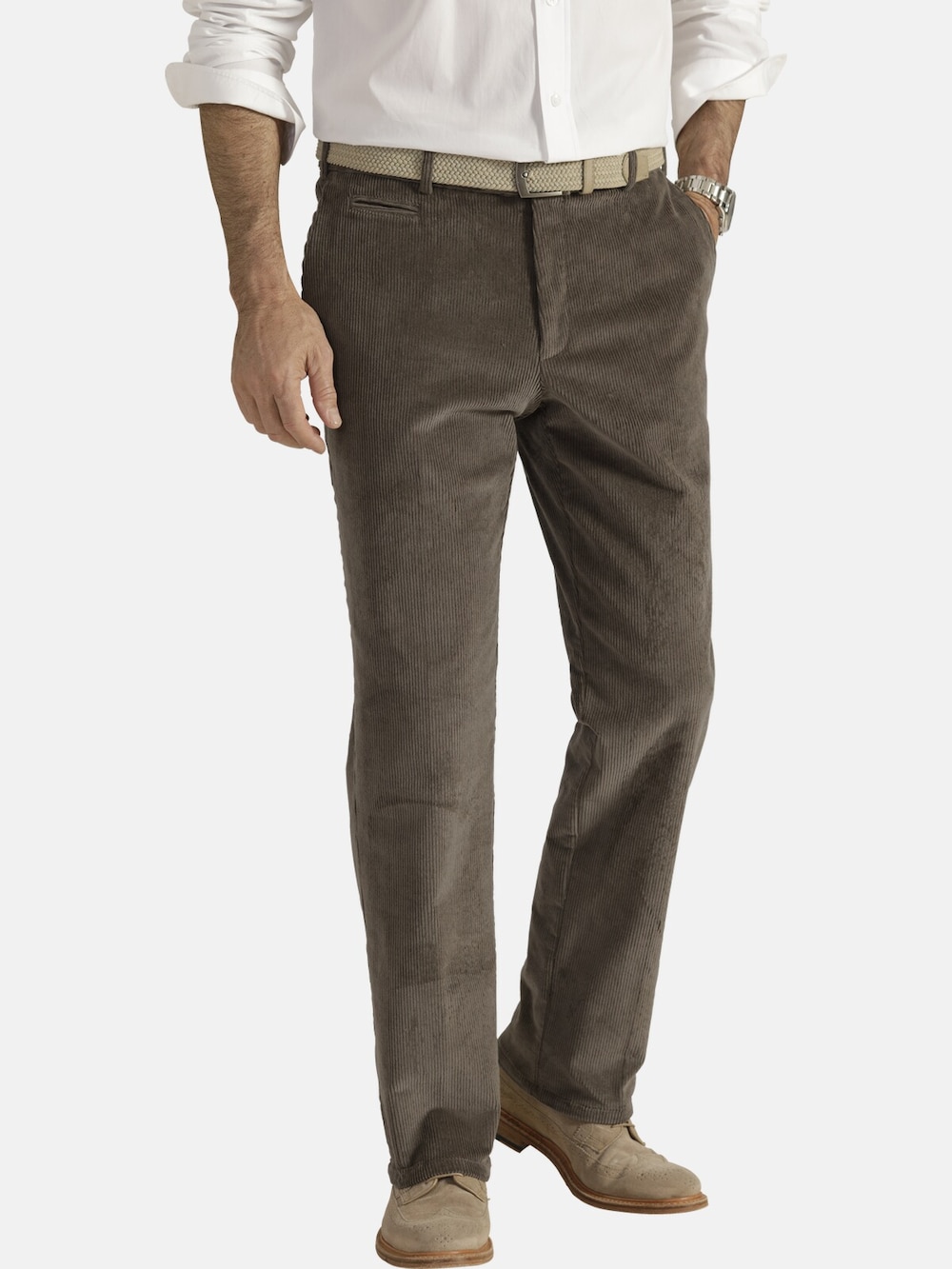 Große Größen Hose MODANUOVO, Herren, braun, Größe: 54, Baumwolle, Happy Size DE Men von Happy Size DE Men