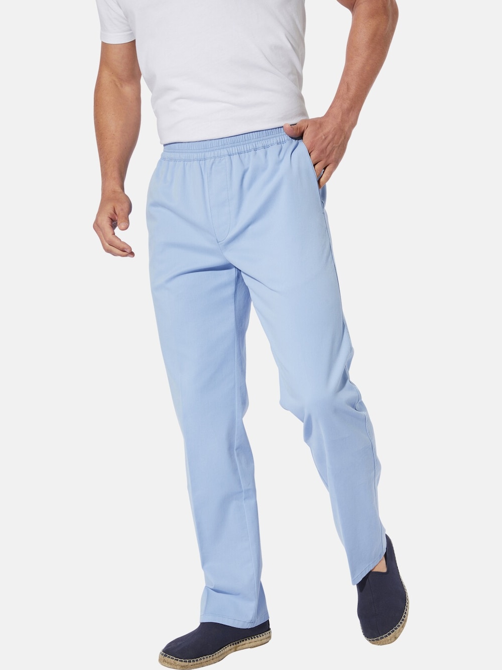 Große Größen Hose PARIELLA, Herren, blau, Größe: 27, Baumwolle, Happy Size DE Men von Happy Size DE Men