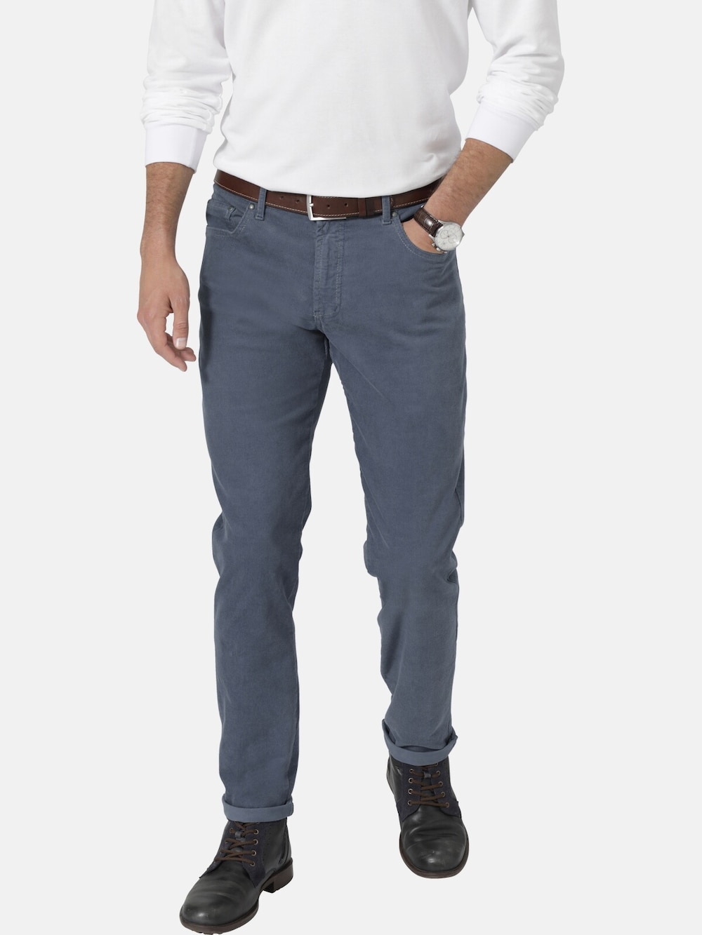 Große Größen Hose VESTAVERDE, Herren, blau, Größe: 56, Baumwolle, Happy Size DE Men von Happy Size DE Men