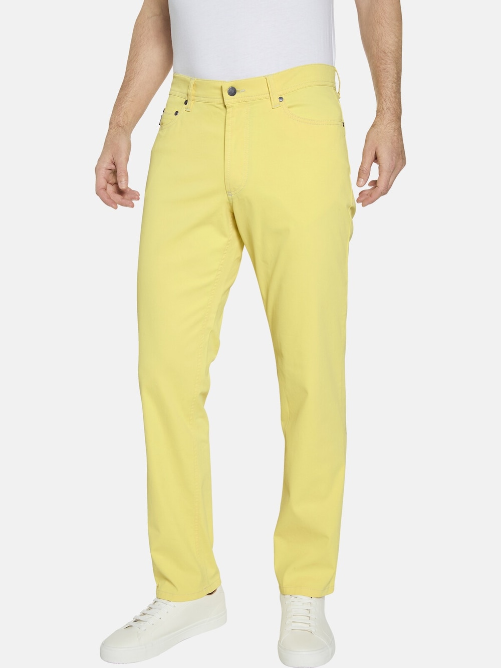 Große Größen Hose VRIENZIO, Herren, gelb, Größe: 28, Baumwolle, Happy Size DE Men von Happy Size DE Men