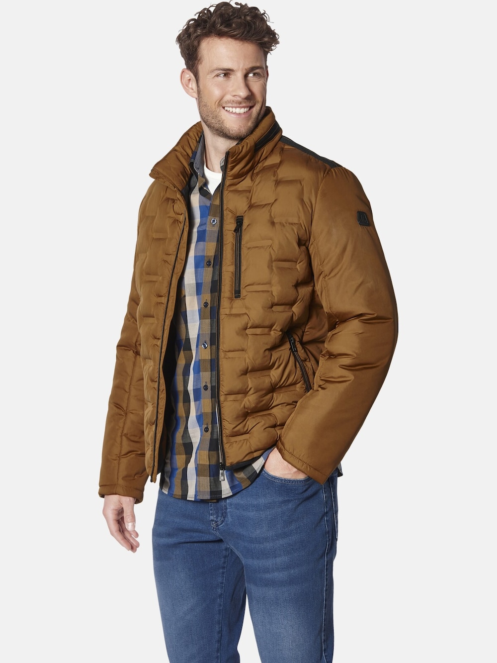 Große Größen Jacke LUCIVELLI, Herren, grün, Größe: 58, Polyester, Happy Size DE Men von Happy Size DE Men