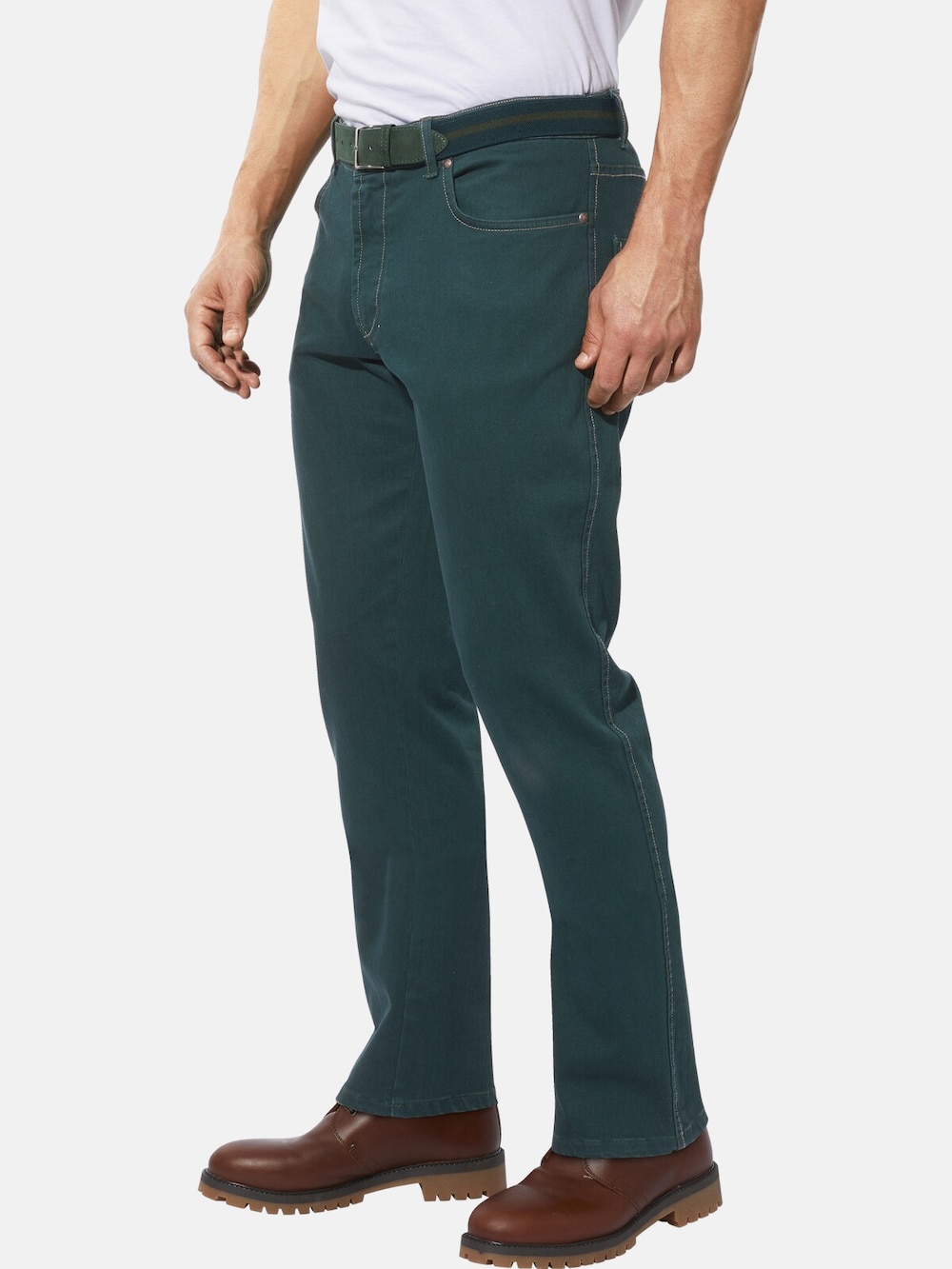 Große Größen Jeans TELMAR, Herren, türkis, Größe: 25, Baumwolle, Happy Size DE Men von Happy Size DE Men