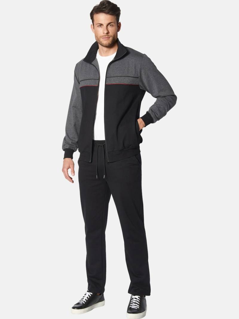 Große Größen Jogginganzug BELLIMISSI, Herren, schwarz, Größe: 3XL, Baumwolle/Polyester, Happy Size DE Men von Happy Size DE Men