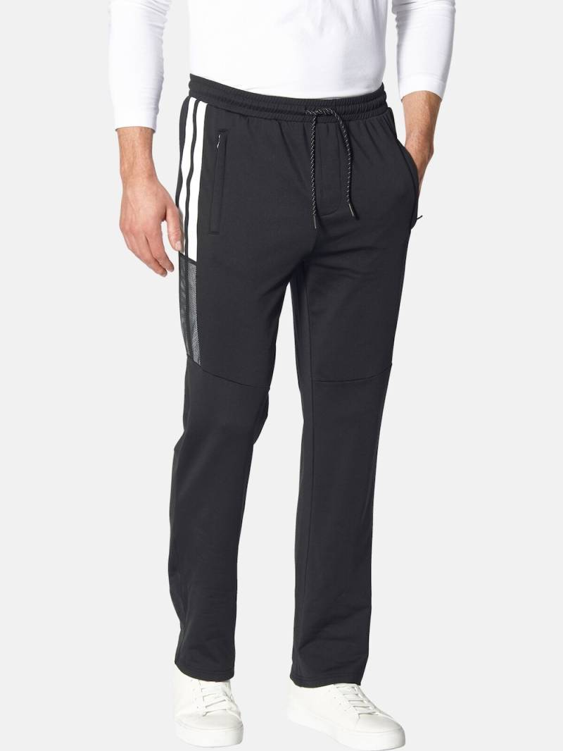 Große Größen Jogginghose GIGITONI, Herren, schwarz, Größe: L, Polyester, Happy Size DE Men von Happy Size DE Men