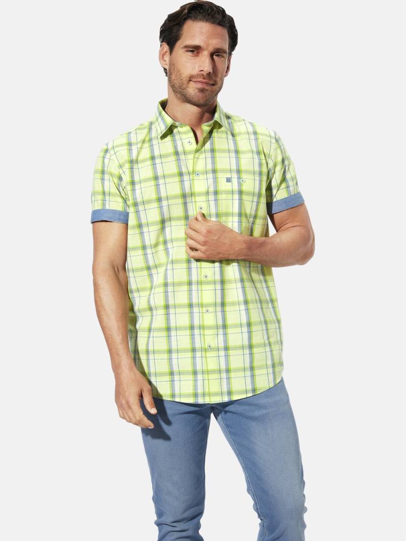 Große Größen Kurzarmhemd VARLAN, Herren, türkis, Größe: XL, Baumwolle, Happy Size DE Men von Happy Size DE Men