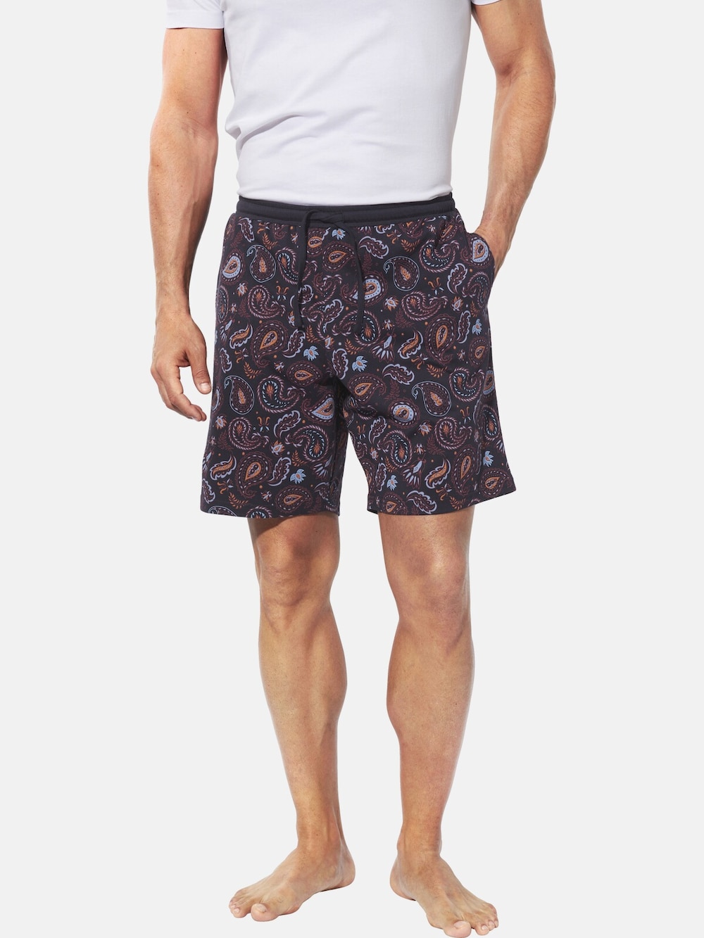 Große Größen Kurze Schlafhose AMIRON, Herren, grau, Größe: XXL, Baumwolle, Happy Size DE Men von Happy Size DE Men