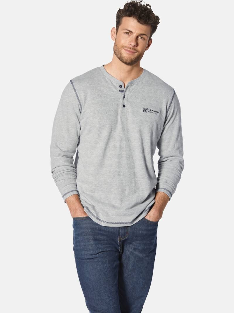 Große Größen Langarmshirt LUIMONO, Herren, grau, Größe: XXL, Baumwolle, Happy Size DE Men von Happy Size DE Men