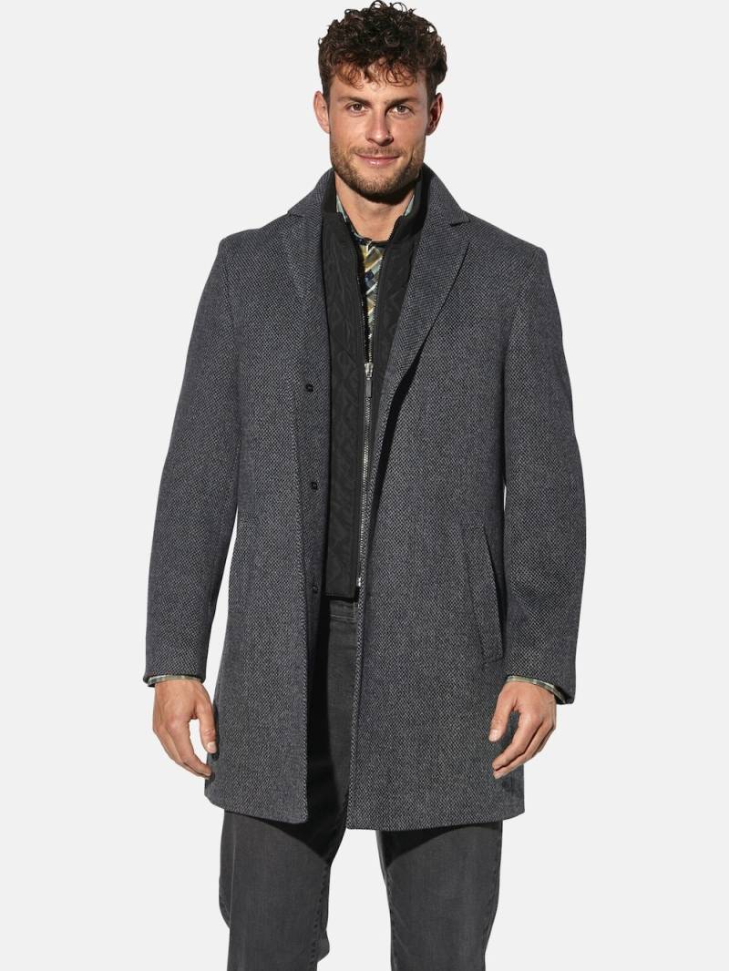 Große Größen Mantel UMARIO, Herren, braun, Größe: 56, Polyester/Wolle, Happy Size DE Men von Happy Size DE Men