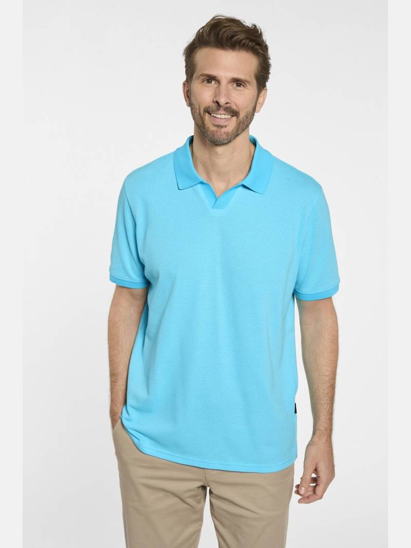 Große Größen Poloshirt ELENZIO, Herren, türkis, Größe: L, Polyester/Baumwolle, Happy Size DE Men von Happy Size DE Men