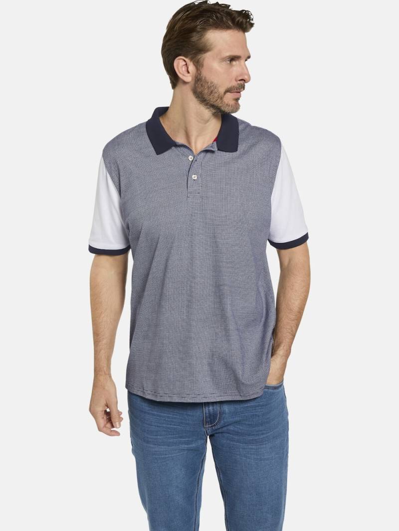Große Größen Poloshirt ELVENTO, Herren, grau, Größe: 54, Baumwolle, Happy Size DE Men von Happy Size DE Men