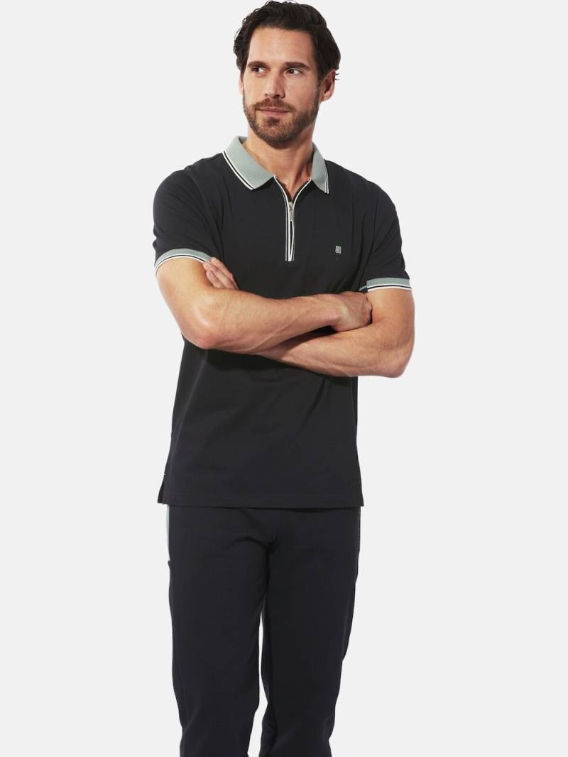 Große Größen Poloshirt GAVINAR, Herren, schwarz, Größe: XXL, Baumwolle, Happy Size DE Men von Happy Size DE Men