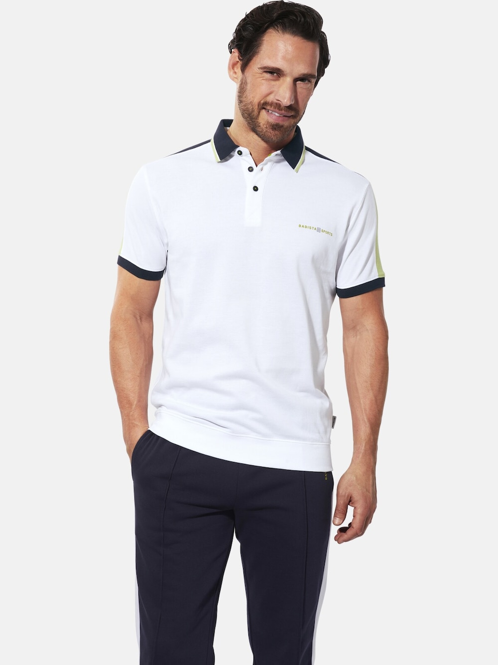 Große Größen Poloshirt HERNANDO, Herren, weiß, Größe: 3XL, Baumwolle, Happy Size DE Men von Happy Size DE Men