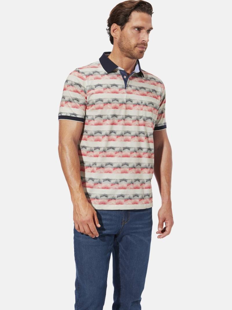 Große Größen Poloshirt ILLIAN, Herren, rot, Größe: XXL, Baumwolle, Happy Size DE Men von Happy Size DE Men