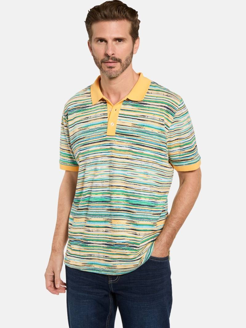 Große Größen Poloshirt MONZIO, Herren, gelb, Größe: XXL, Baumwolle, Happy Size DE Men von Happy Size DE Men