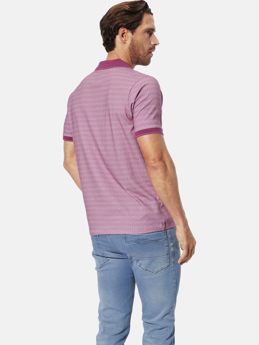 Große Größen Poloshirt ORDOR, Herren, rosa, Größe: XXL, Baumwolle/Polyester, Happy Size DE Men von Happy Size DE Men